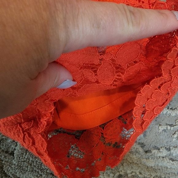 NWOT FREE PEOPLE WILD LACES PULL ON CROP FLARE PANTS IN AUDACIOUS RED - Picture 13 of 16